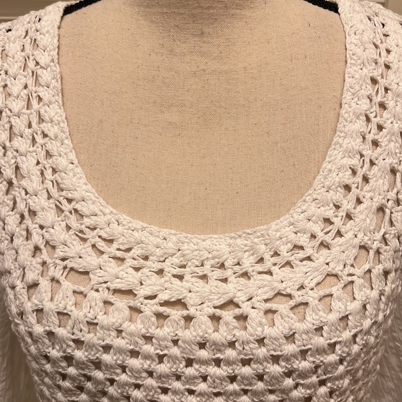 83. ๐HP๐. Free People Megan Crochet Top in Ivory - Picture 5 of 17